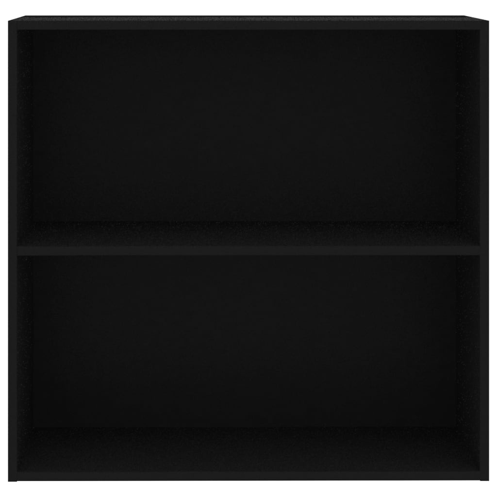 VidaXL Boekenkast 80x30x76,5 cm bewerkt hout zwart