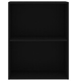 VidaXL Boekenkast 60x30x76,5 cm bewerkt hout zwart