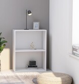 VidaXL Boekenkast 60x30x76,5 cm bewerkt hout wit