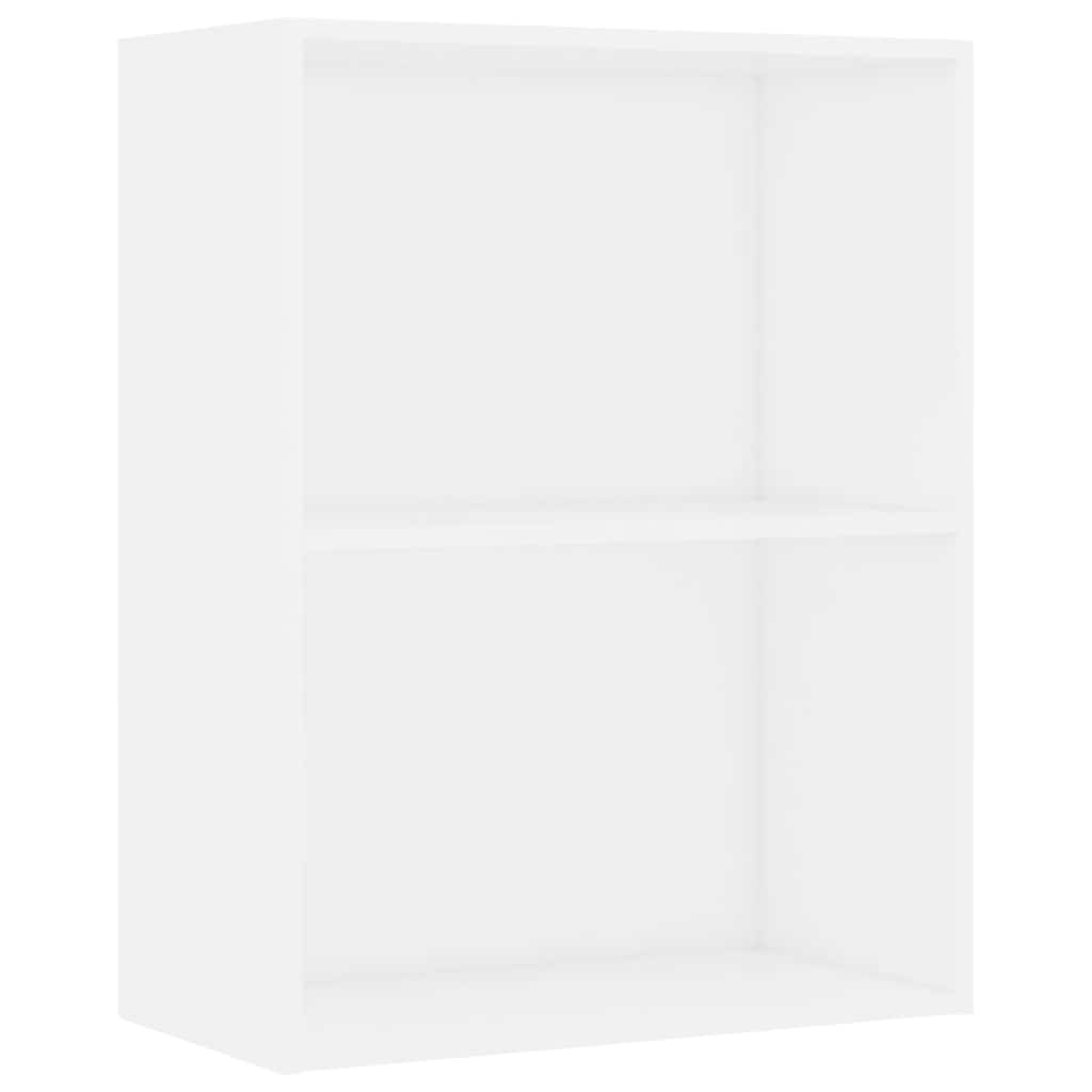 VidaXL Boekenkast 60x30x76,5 cm bewerkt hout wit