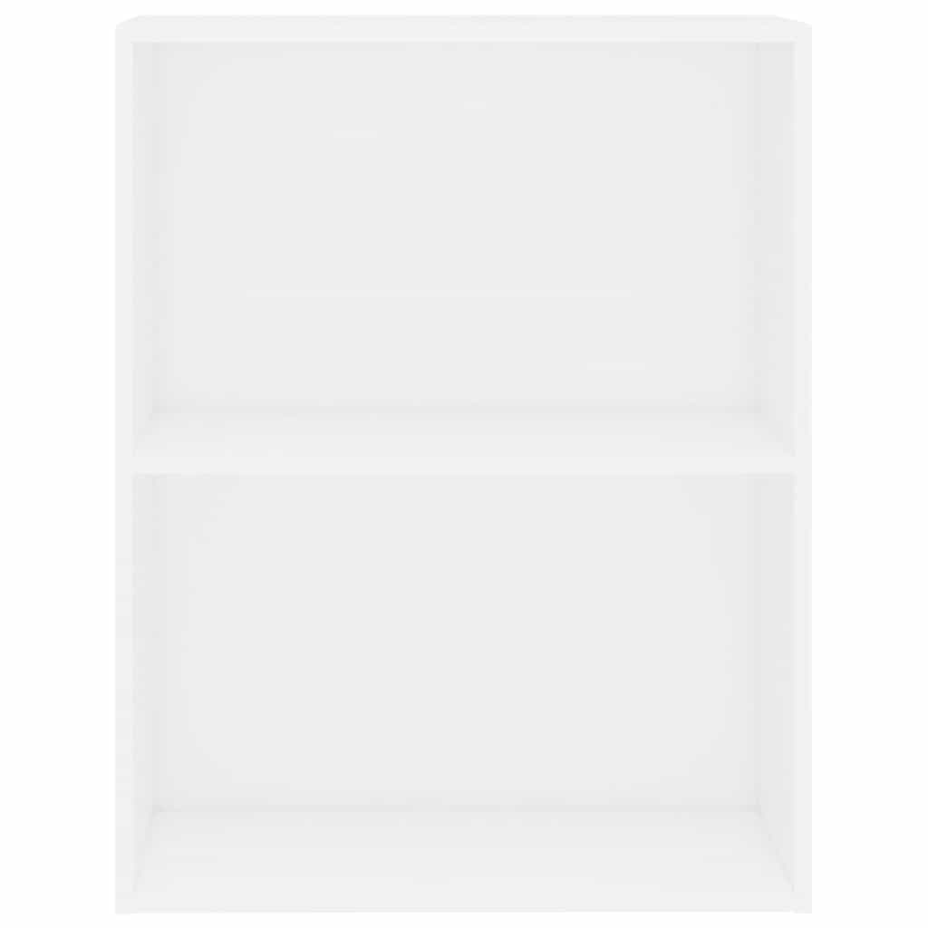 VidaXL Boekenkast 60x30x76,5 cm bewerkt hout wit