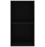 VidaXL Boekenkast 40x30x76,5 cm bewerkt hout zwart