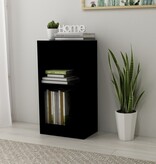 VidaXL Boekenkast 40x24x75 cm bewerkt hout zwart