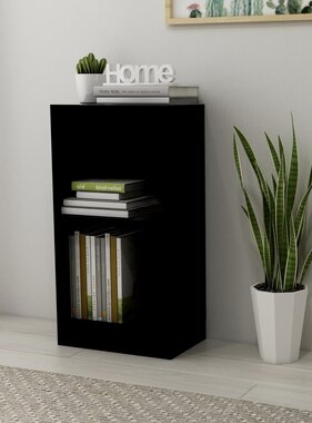 VidaXL Boekenkast 40x24x75 cm bewerkt hout zwart