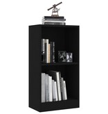 VidaXL Boekenkast 40x24x75 cm bewerkt hout zwart