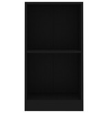 VidaXL Boekenkast 40x24x75 cm bewerkt hout zwart