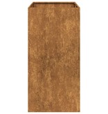 VidaXL Plantenbak roestig 40x80x80 cm weervast staal