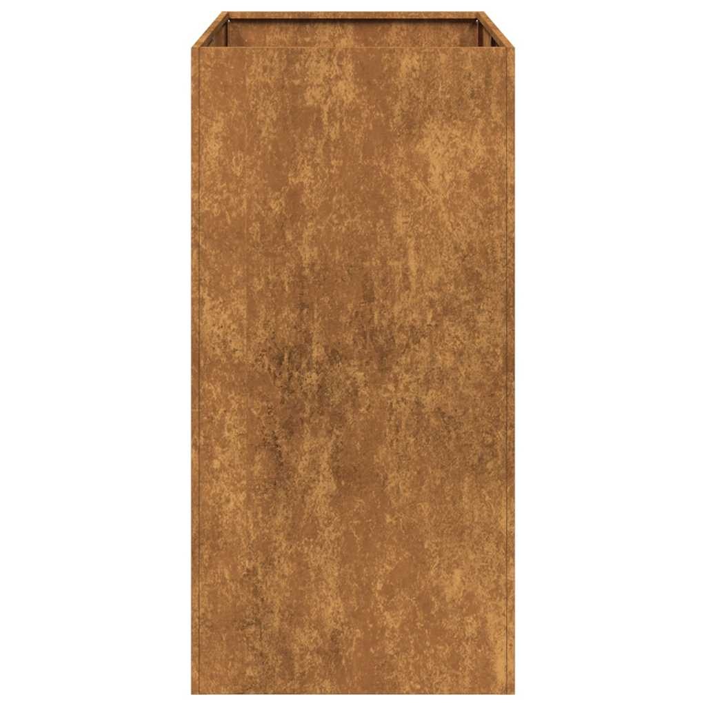 VidaXL Plantenbak roestig 40x80x80 cm weervast staal