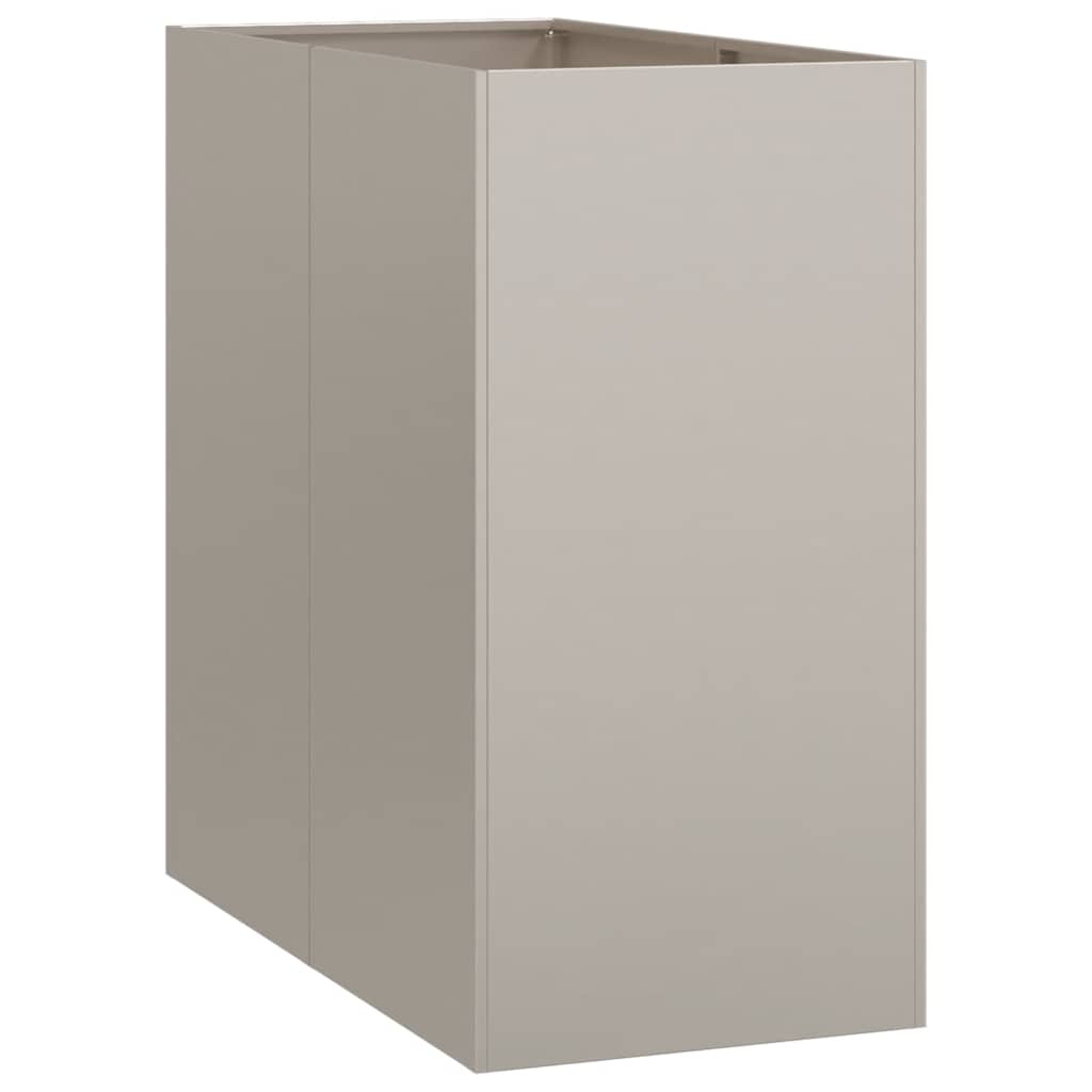 VidaXL Plantenbak roestig 40x80x80 cm weervast staal