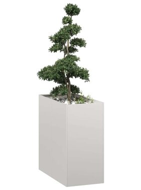 VidaXL Plantenbak 40x80x80 cm roestvrij staal
