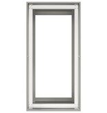 VidaXL Plantenbak 40x80x80 cm roestvrij staal