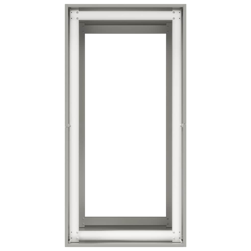 VidaXL Plantenbak 40x80x80 cm roestvrij staal