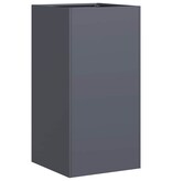 VidaXL Plantenbak 40x40x80 cm koudgewalst staal antracietkleurig