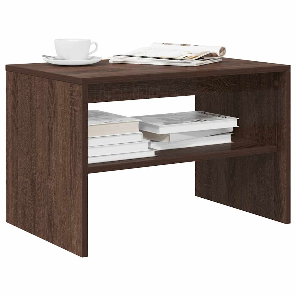VidaXL Tv-meubel 60x40x40 cm bewerkt hout bruin eikenkleur