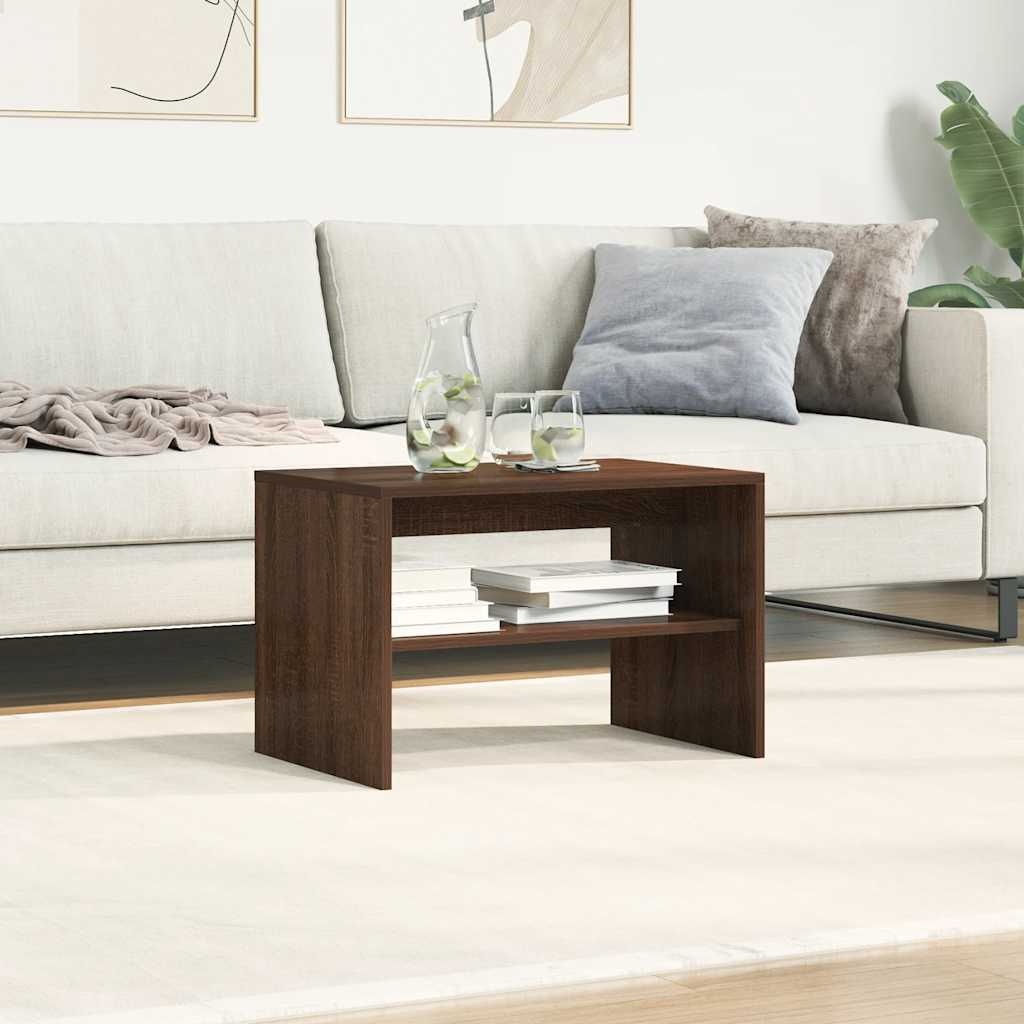 VidaXL Tv-meubel 60x40x40 cm bewerkt hout bruin eikenkleur