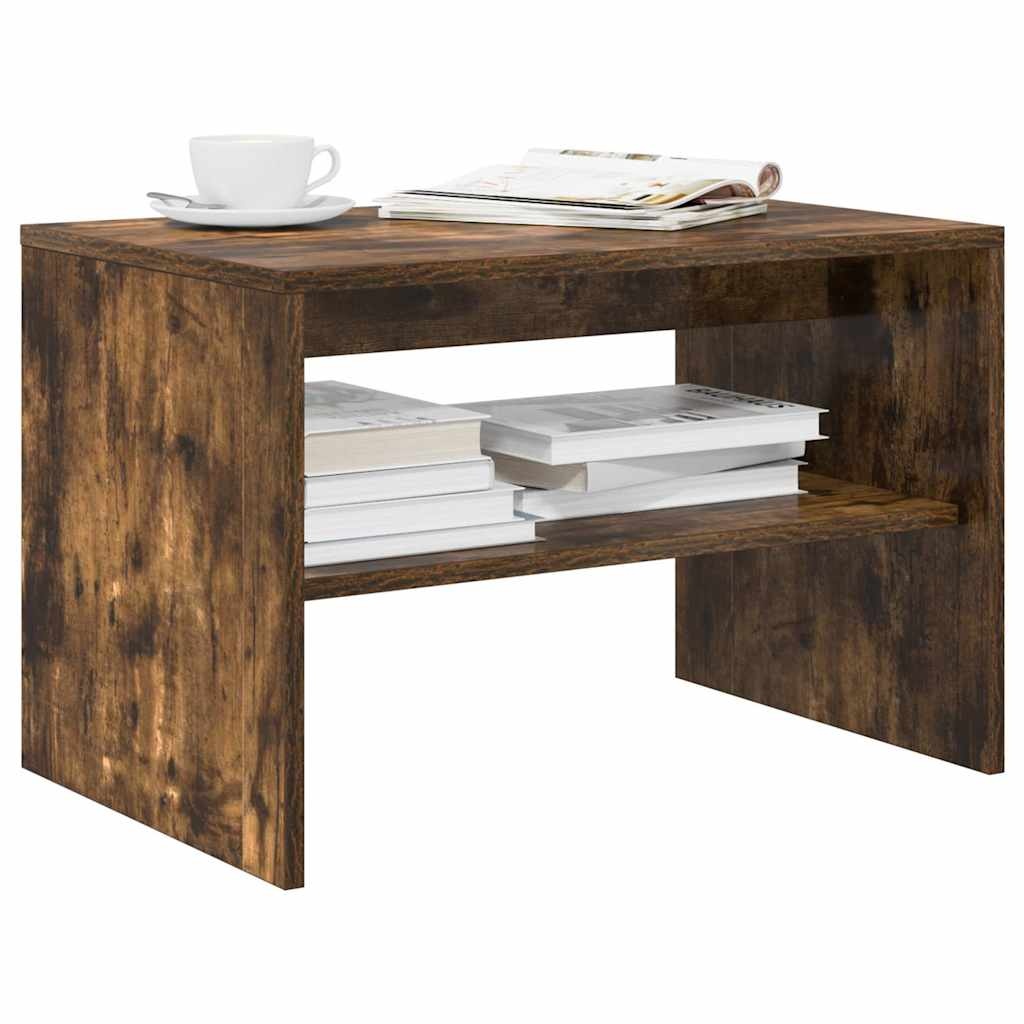 VidaXL Tv-meubel 60x40x40 cm bewerkt hout gerookt eikenkleurig