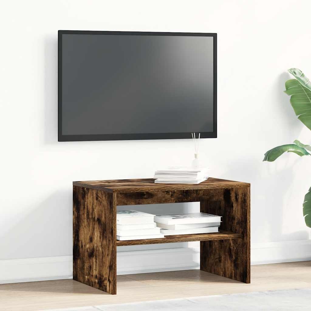 VidaXL Tv-meubel 60x40x40 cm bewerkt hout gerookt eikenkleurig