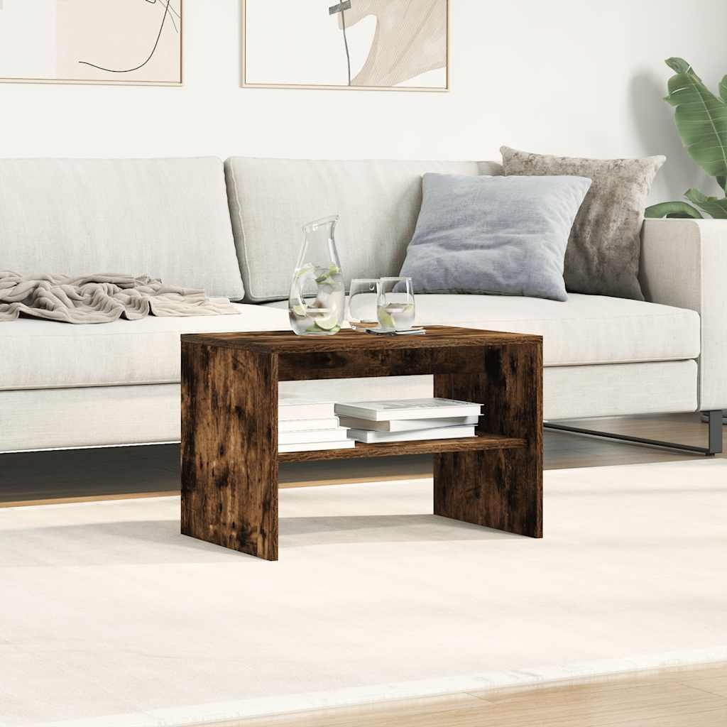 VidaXL Tv-meubel 60x40x40 cm bewerkt hout gerookt eikenkleurig