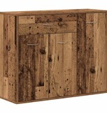 VidaXL Dressoir 88x30x70 cm spaanplaat oud hout