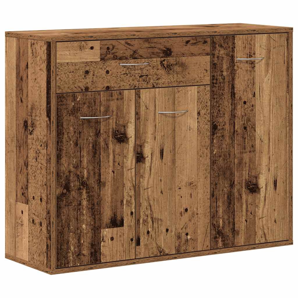 VidaXL Dressoir 88x30x70 cm spaanplaat oud hout