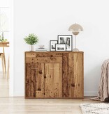 VidaXL Dressoir 88x30x70 cm spaanplaat oud hout