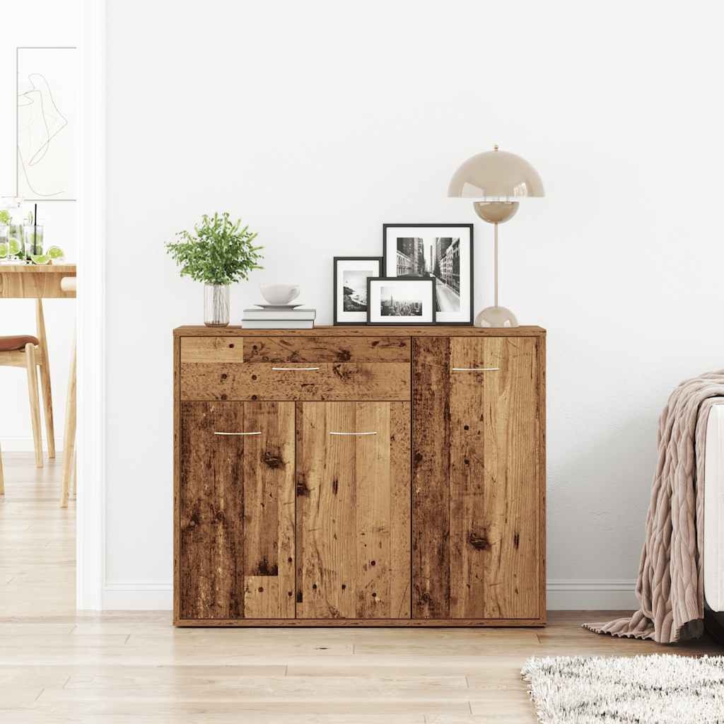VidaXL Dressoir 88x30x70 cm spaanplaat oud hout