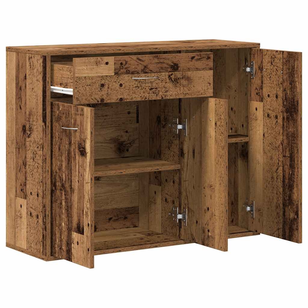 VidaXL Dressoir 88x30x70 cm spaanplaat oud hout