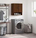VidaXL Wandkast 60x31x70 cm bewerkt hout bruin eikenkleur