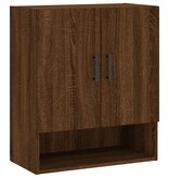 VidaXL Wandkast 60x31x70 cm bewerkt hout bruin eikenkleur