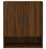 VidaXL Wandkast 60x31x70 cm bewerkt hout bruin eikenkleur