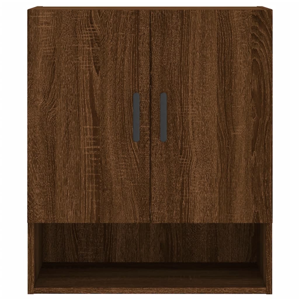 VidaXL Wandkast 60x31x70 cm bewerkt hout bruin eikenkleur