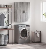 VidaXL Hangkast 69,5x34x90 cm grijs sonoma eikenkleurig