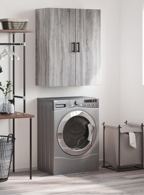 VidaXL Hangkast 69,5x34x90 cm grijs sonoma eikenkleurig