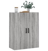 VidaXL Hangkast 69,5x34x90 cm grijs sonoma eikenkleurig