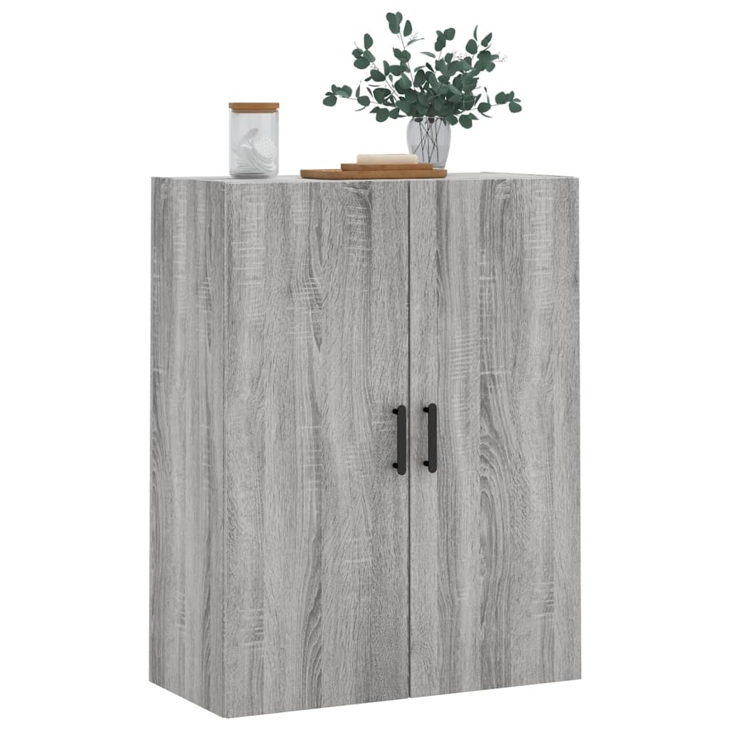 VidaXL Hangkast 69,5x34x90 cm grijs sonoma eikenkleurig