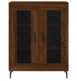 VidaXL Dressoir 69,5x34x90 cm bewerkt hout bruin eikenkleur