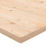 VidaXL Tafelblad rechthoekig 80x40x2,5 cm massief grenenhout