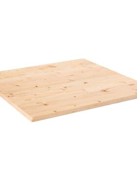 VidaXL Tafelblad vierkant 70x70x2,5 cm massief grenenhout