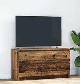 VidaXL Tv-meubel 100x35x54 cm bewerkt hout oud houtkleurig