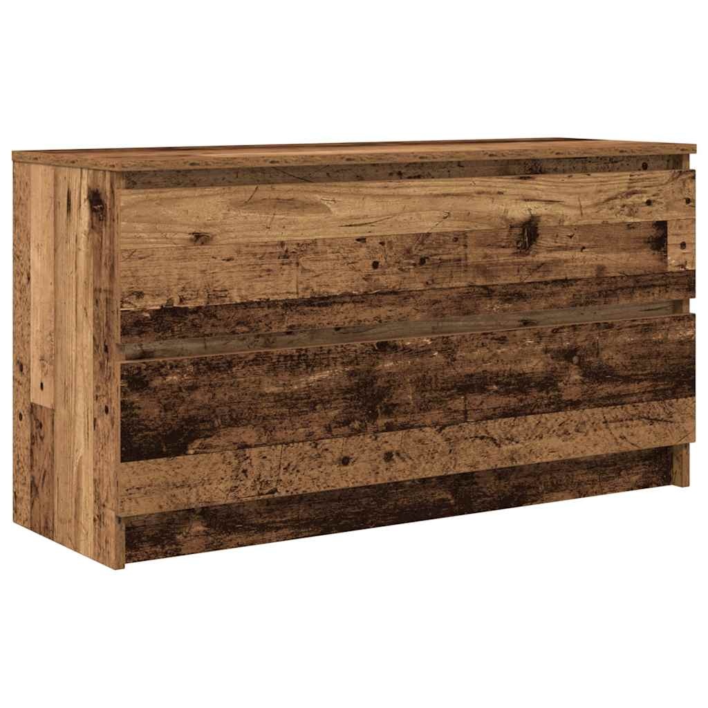 VidaXL Tv-meubel 100x35x54 cm bewerkt hout oud houtkleurig