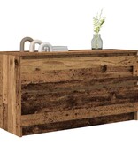 VidaXL Tv-meubel 100x35x54 cm bewerkt hout oud houtkleurig