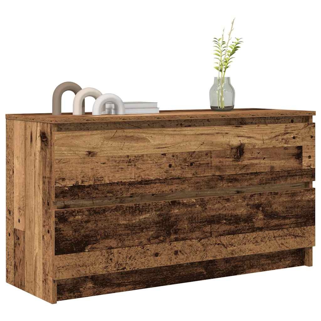 VidaXL Tv-meubel 100x35x54 cm bewerkt hout oud houtkleurig