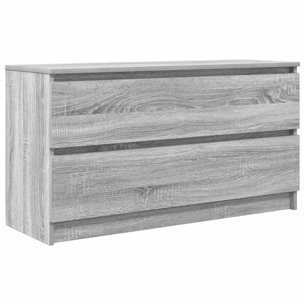 VidaXL Tv-meubel 100x35x54 cm bewerkt hout grijs sonoma eikenkleurig