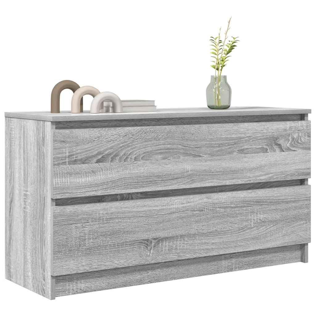 VidaXL Tv-meubel 100x35x54 cm bewerkt hout grijs sonoma eikenkleurig