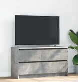VidaXL Tv-meubel 100x35x54 cm bewerkt hout betongrijs