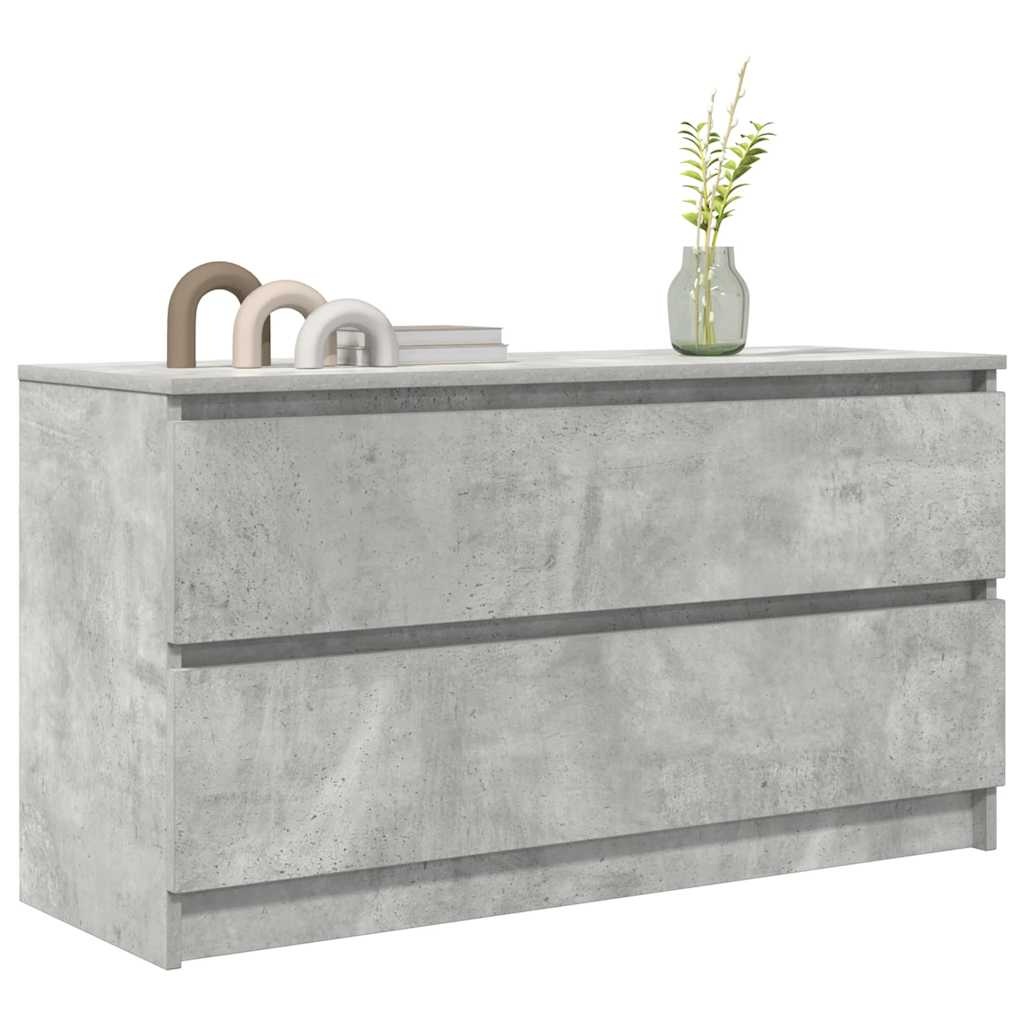 VidaXL Tv-meubel 100x35x54 cm bewerkt hout betongrijs