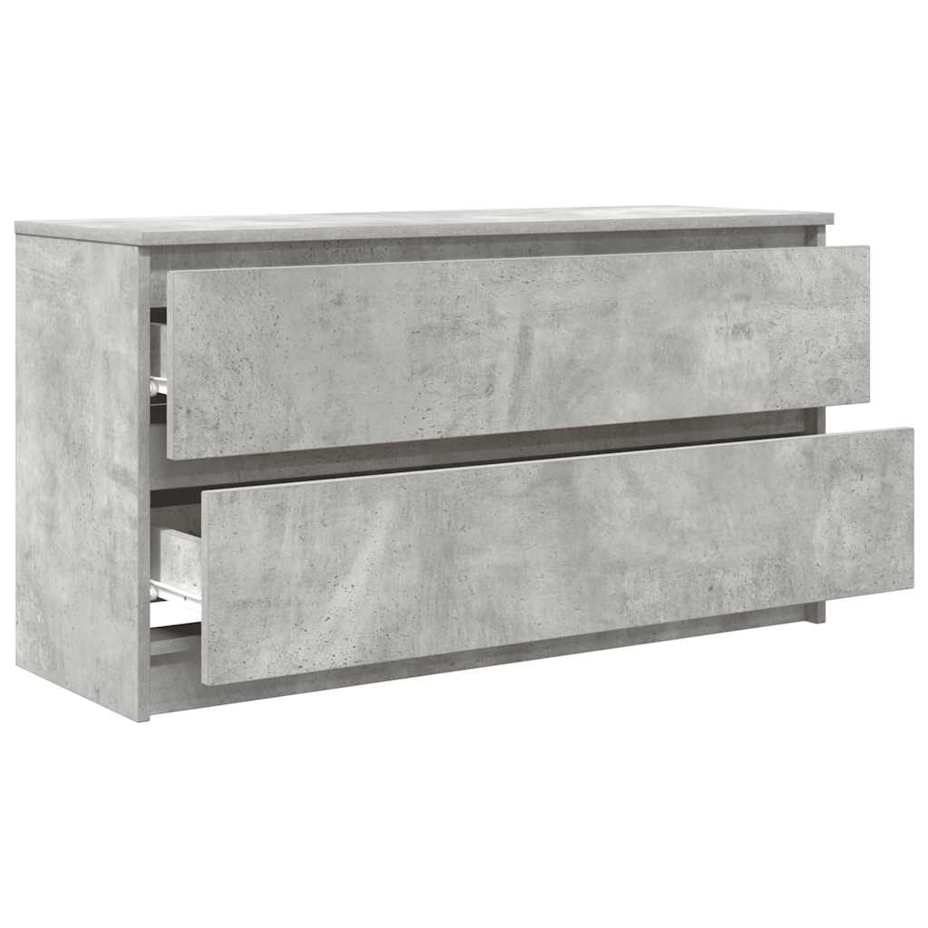 VidaXL Tv-meubel 100x35x54 cm bewerkt hout betongrijs