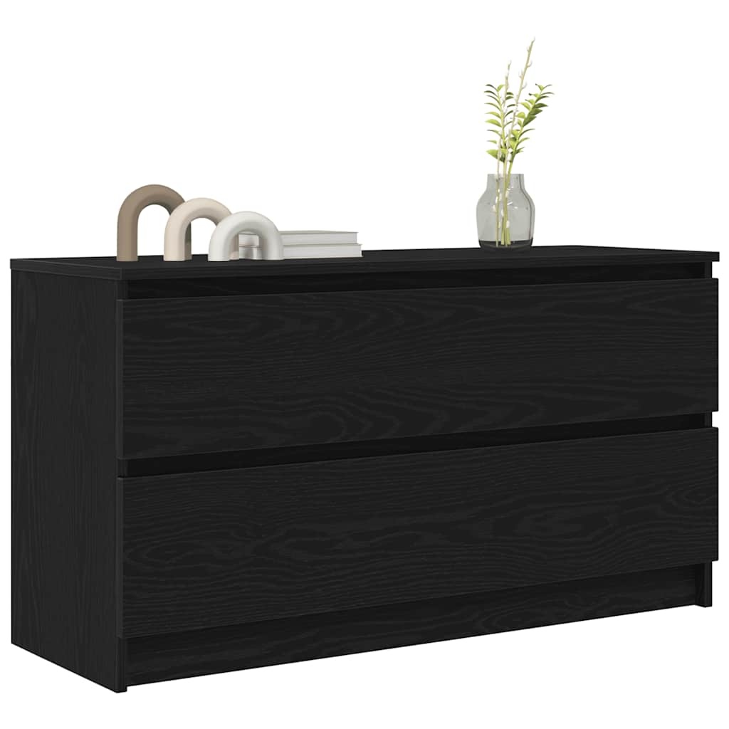 VidaXL Tv-meubel 100x35x54 cm bewerkt hout zwart