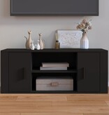 VidaXL Tv-meubel 100x35x40 cm bewerkt hout zwart
