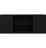 VidaXL Tv-meubel 100x35x40 cm bewerkt hout zwart